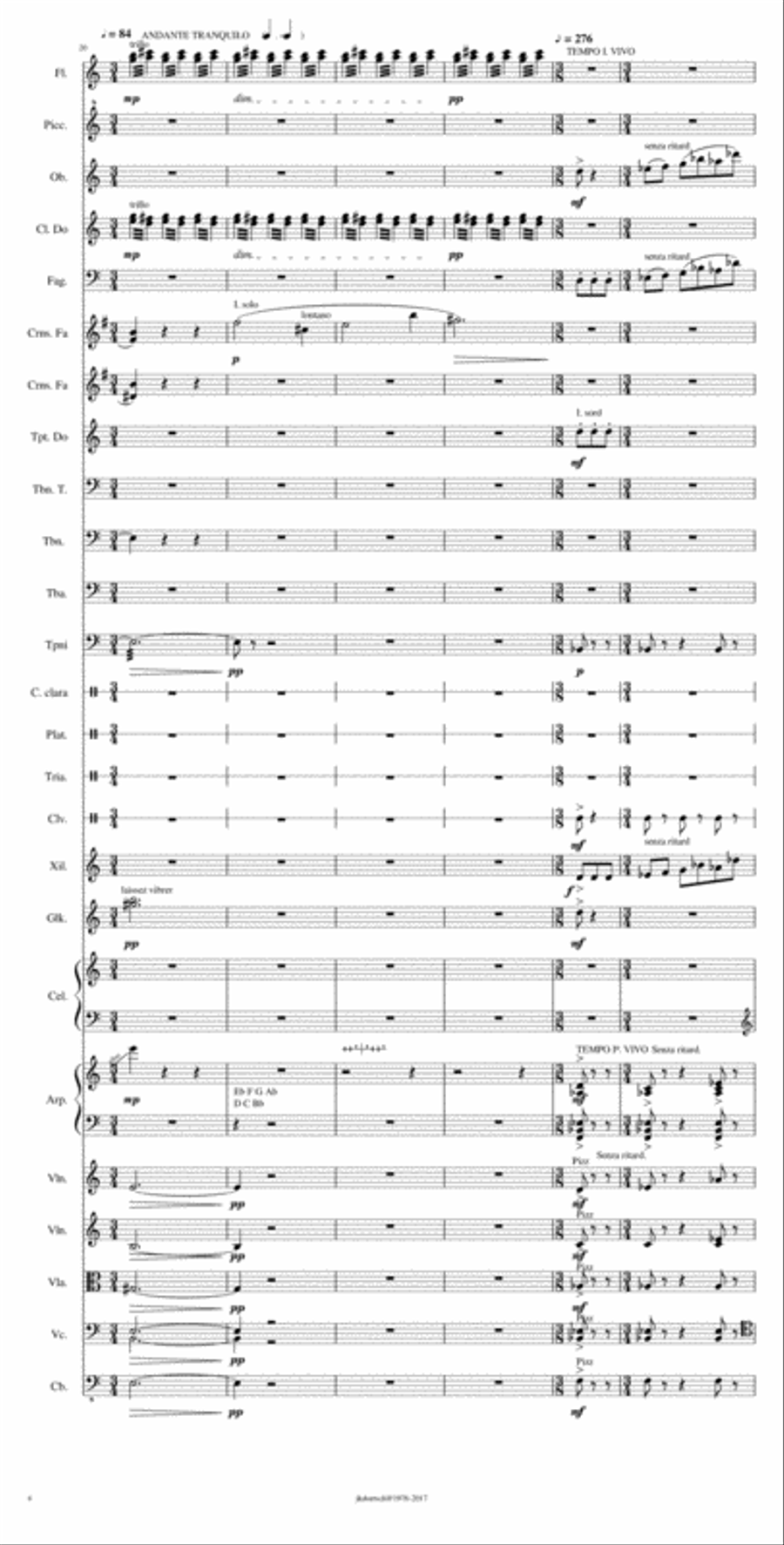 SCHERZINO (For Orchestra) Full Orchestra scores gallery preview page 4