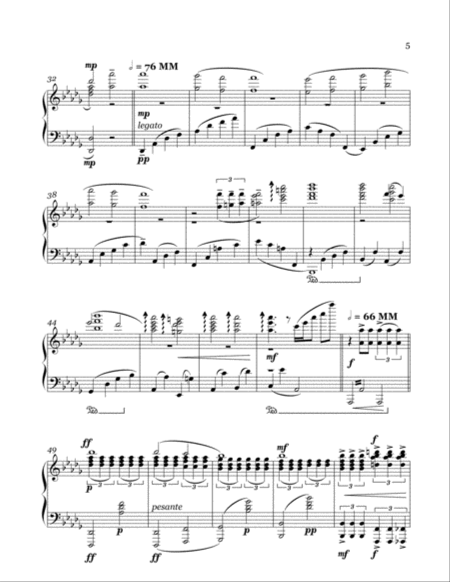 Sonata Hymnica No. 4 Piano Solo scores gallery preview page 5