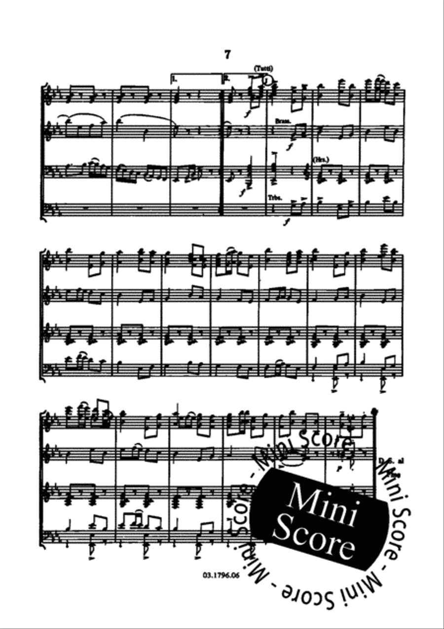 Marche Pour Harmonie ou Fanfare Fanfare Band scores gallery preview page 32
