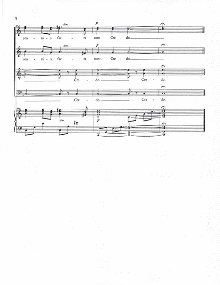 Credo (Vocal Score) image number null
