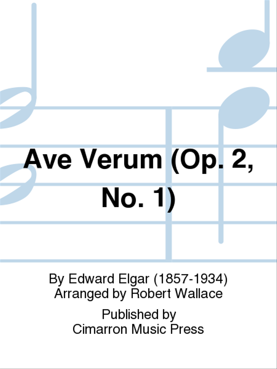 Ave Verum (Op. 2, No. 1) Organ scores gallery preview page 1