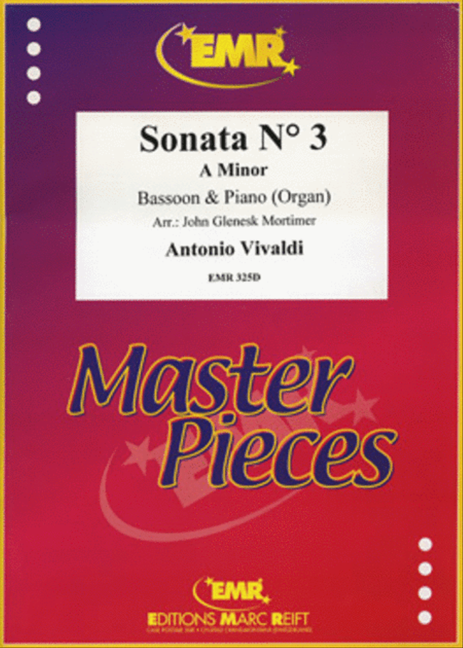 Sonata No. 3 Bassoon Solo scores gallery preview page 1