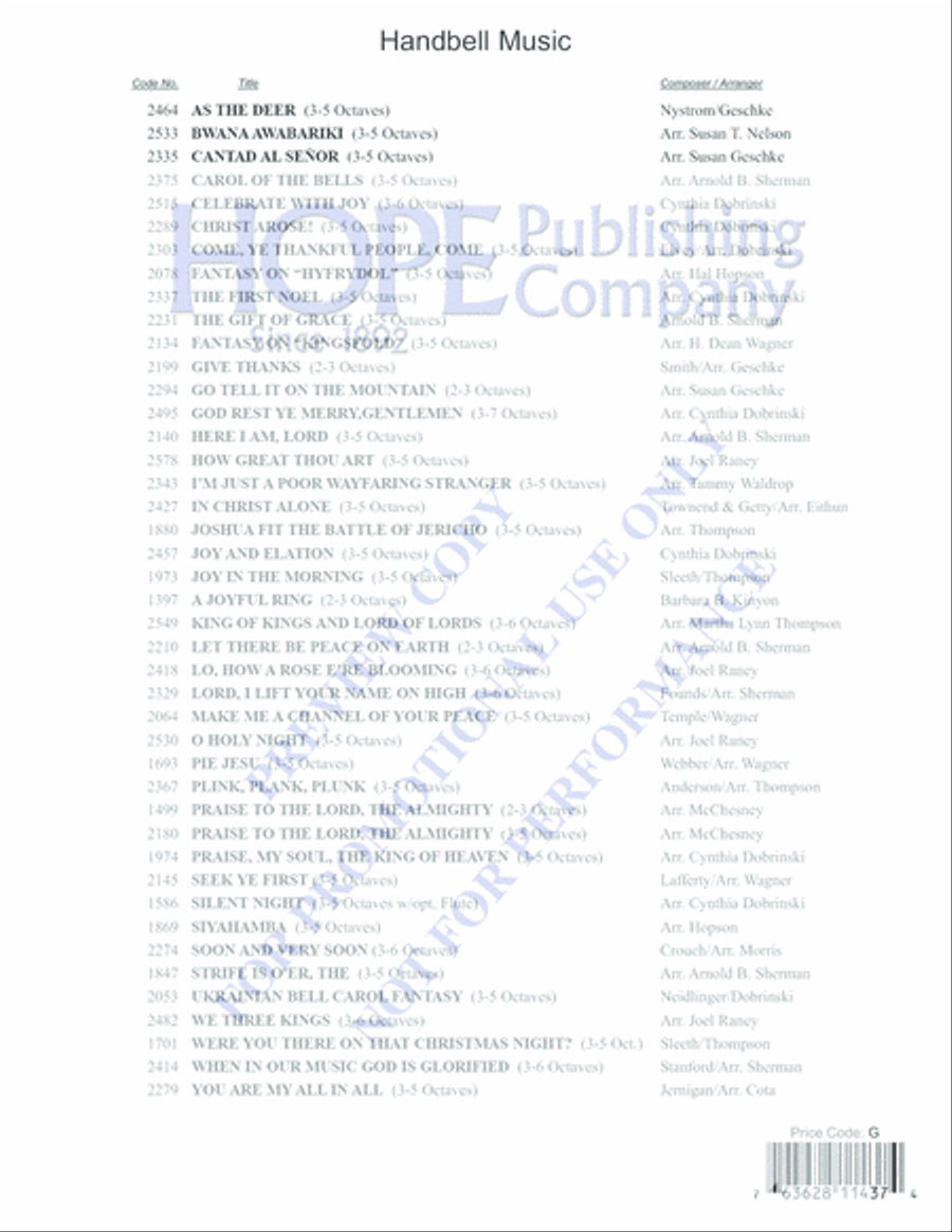 Bring a Torch 3-Octaves scores gallery preview page 8