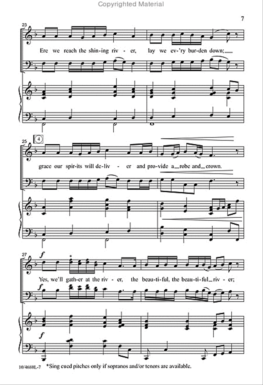 Gather by the River to Pray 2-Part scores gallery preview page 6