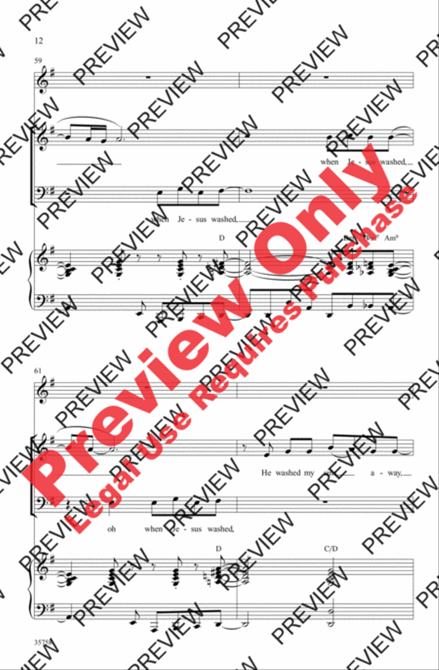 Oh Happy Day Oh Happy Day 3-Part scores gallery preview page 12