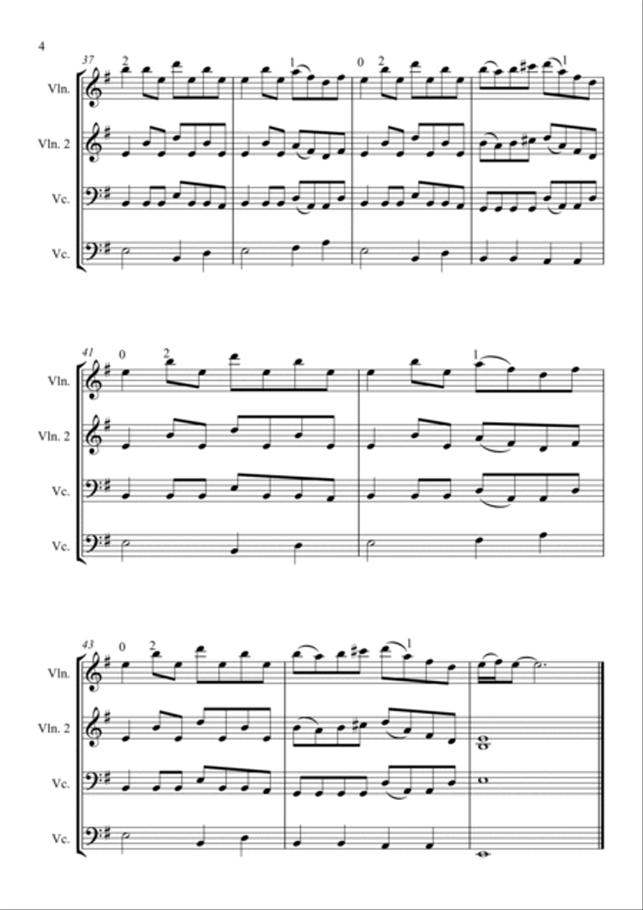 Drowsy Maggie Drowsy Maggie Cello scores gallery preview page 4