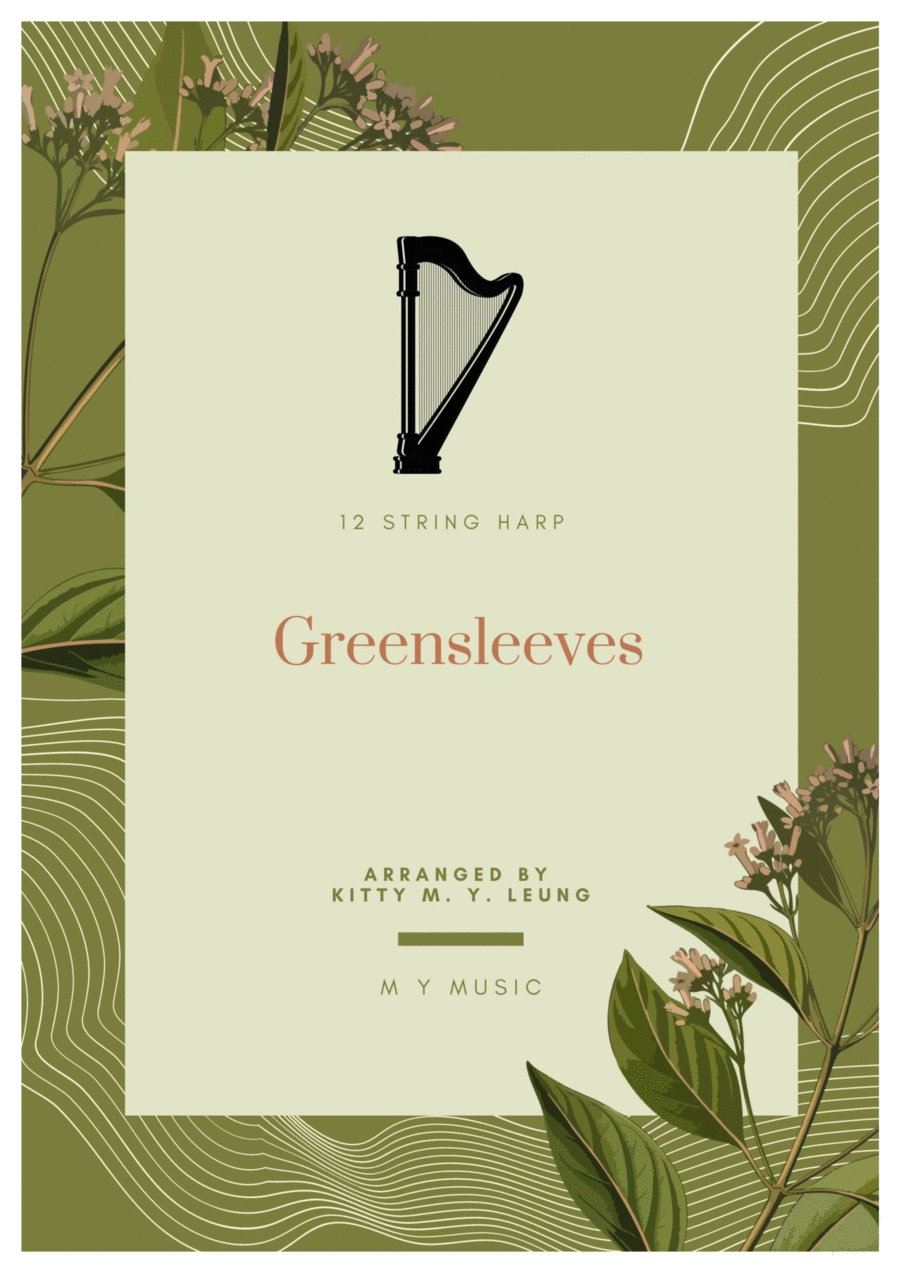 Greensleeves - 12 String Harp Harp scores gallery preview page 1