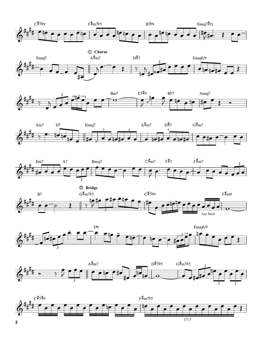 Stella By Starlight (from The Uninvited) Alto Saxophone scores gallery preview page 2