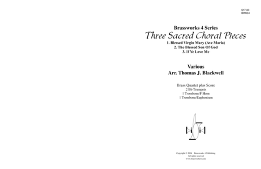 3 Sacred Choral Pieces