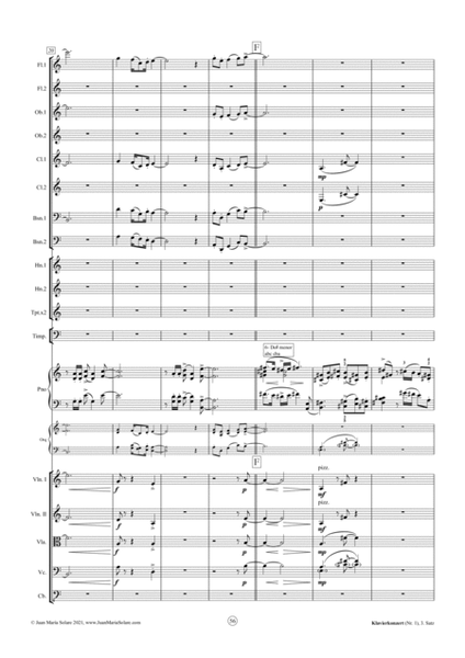 Piano Concerto No. 1 - THIRD movement [score and parts]