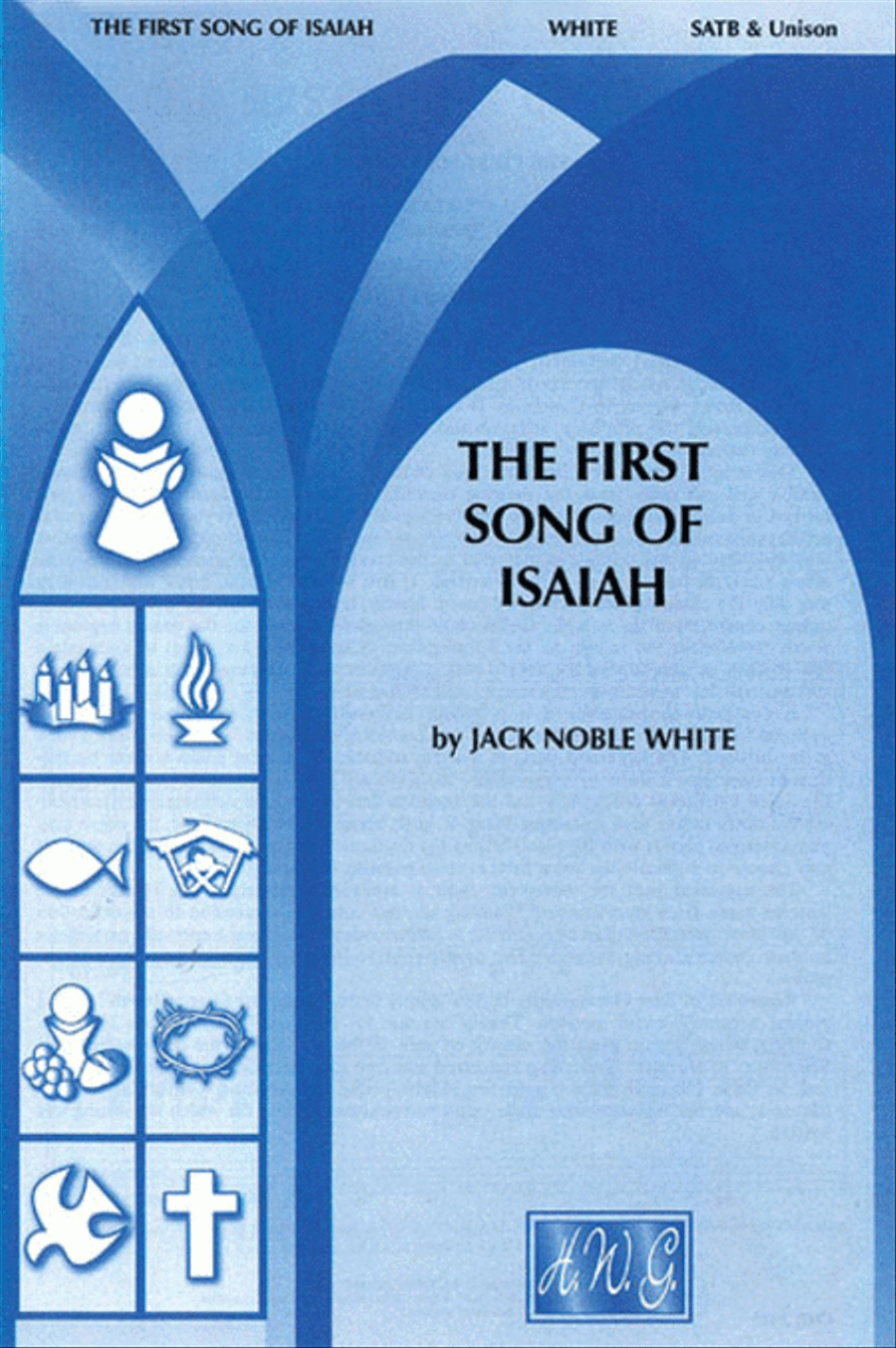 First Song of Isaiah 4-Part scores gallery preview page 1