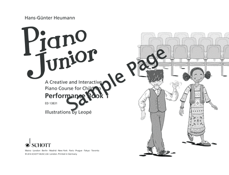 Piano Junior: Performance Book 1
