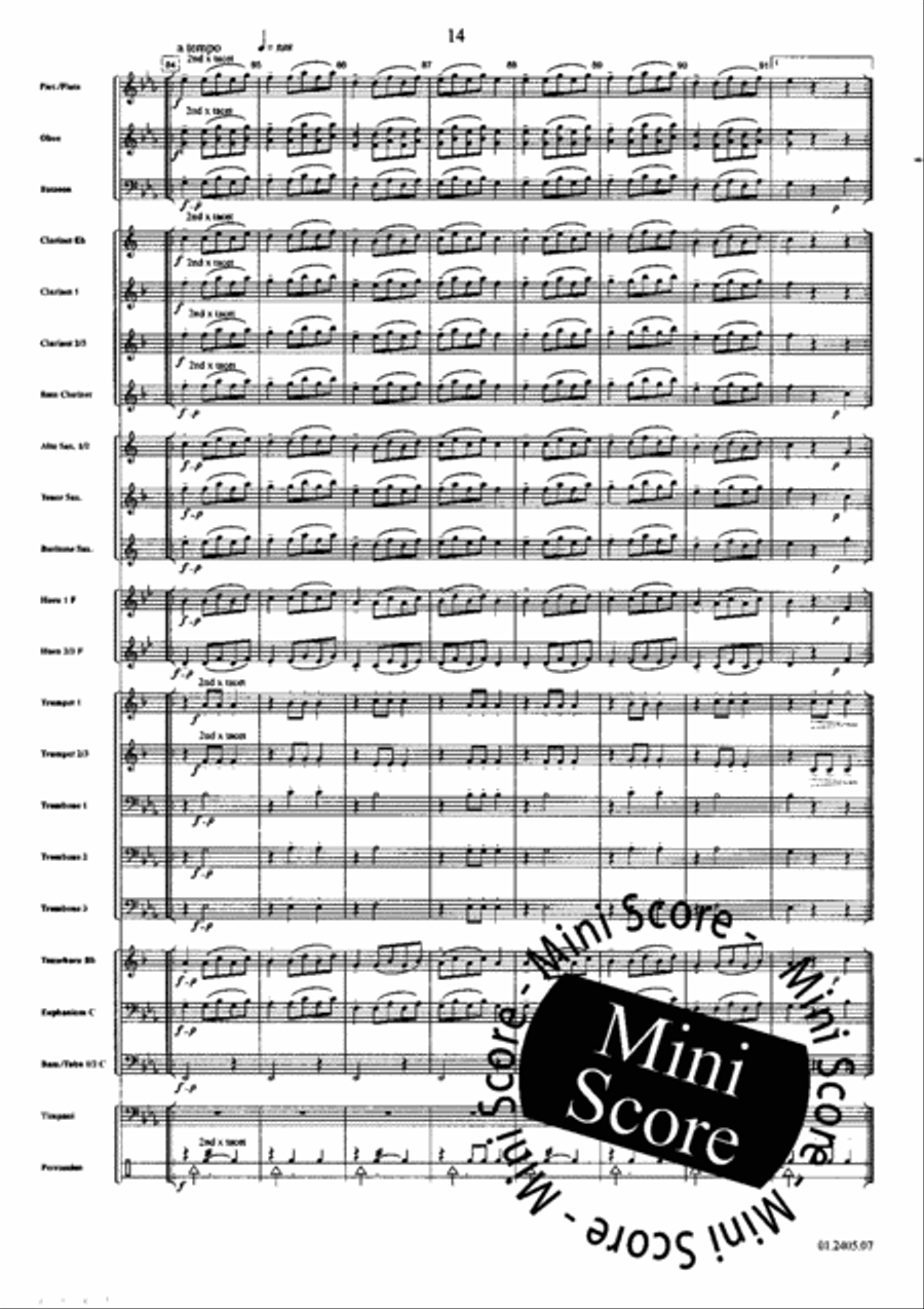Telemark Fantasy Concert Band scores gallery preview page 20