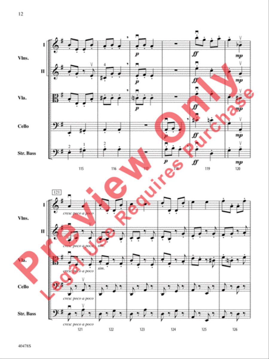 Coney Island Romp Coney Island Romp String Orchestra scores gallery preview page 13