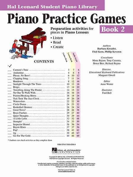 Piano Practice Games Book 2