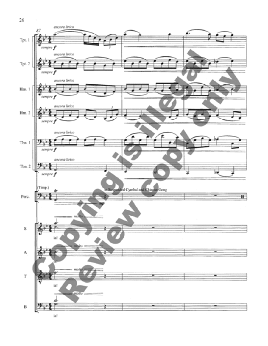 O Magnum Mysterium (Full Score) Choir scores gallery preview page 45