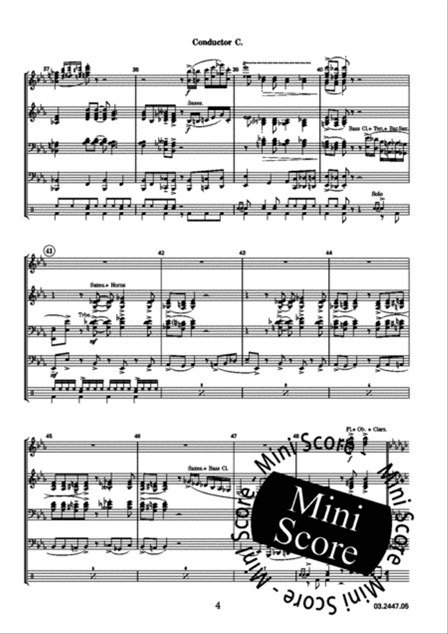 Happy Days Are Here Again Big Band scores gallery preview page 35