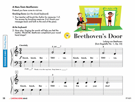 My First Piano Adventure, Lesson Book B by Nancy Faber Piano Method - Sheet Music
