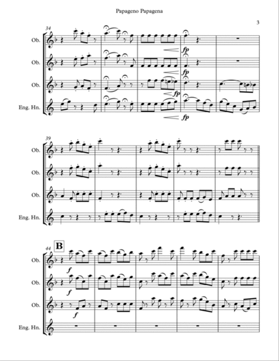 Papageno Papagena from 