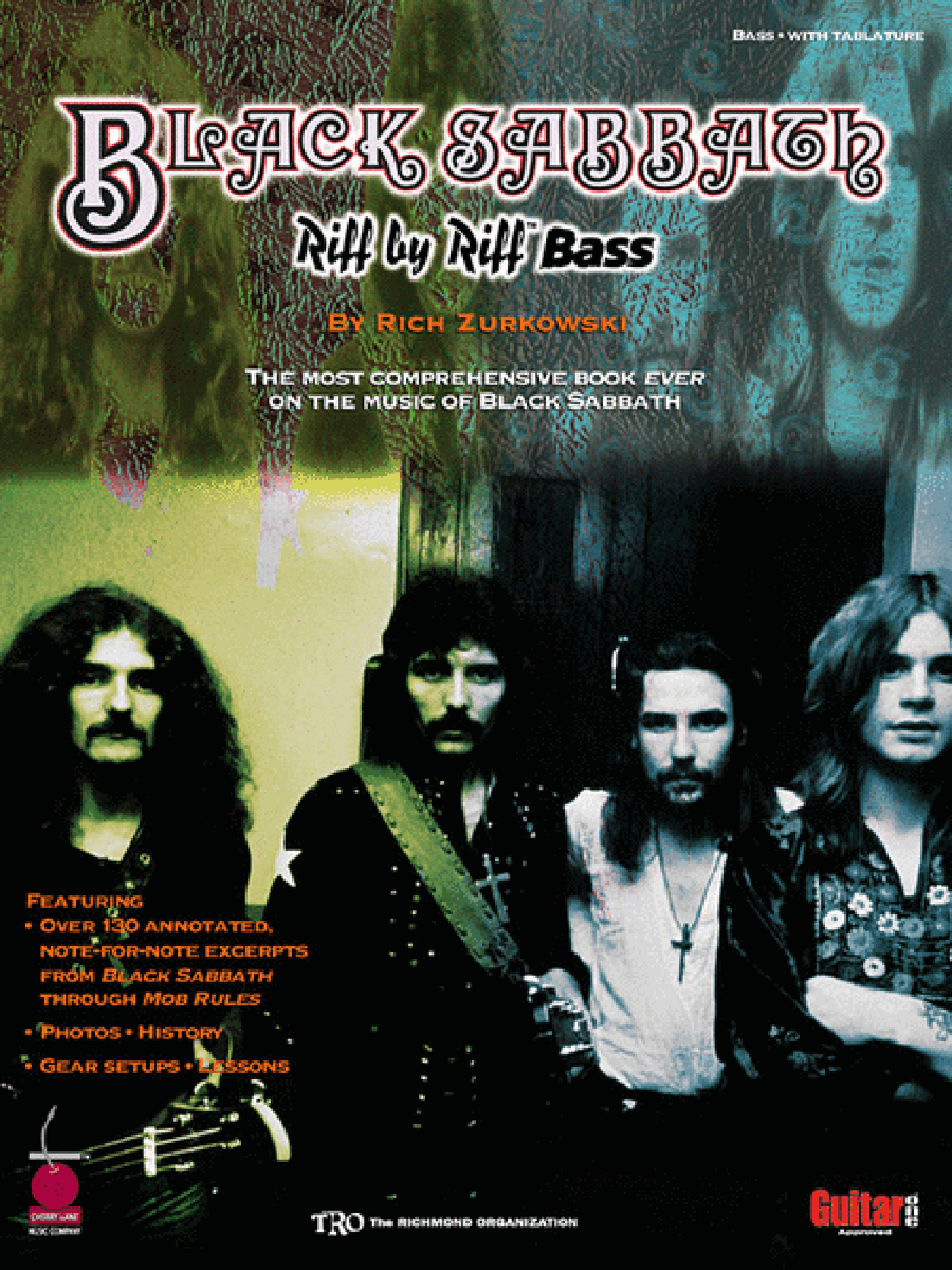 Black Sabbath – Riff by Riff Bass Bass Guitar Tablature scores gallery preview page 1