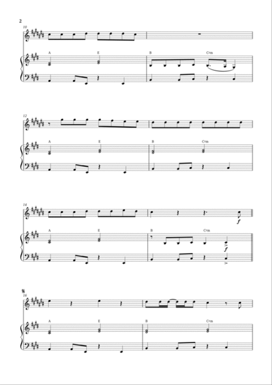 Anti-hero Alto Saxophone scores gallery preview page 2