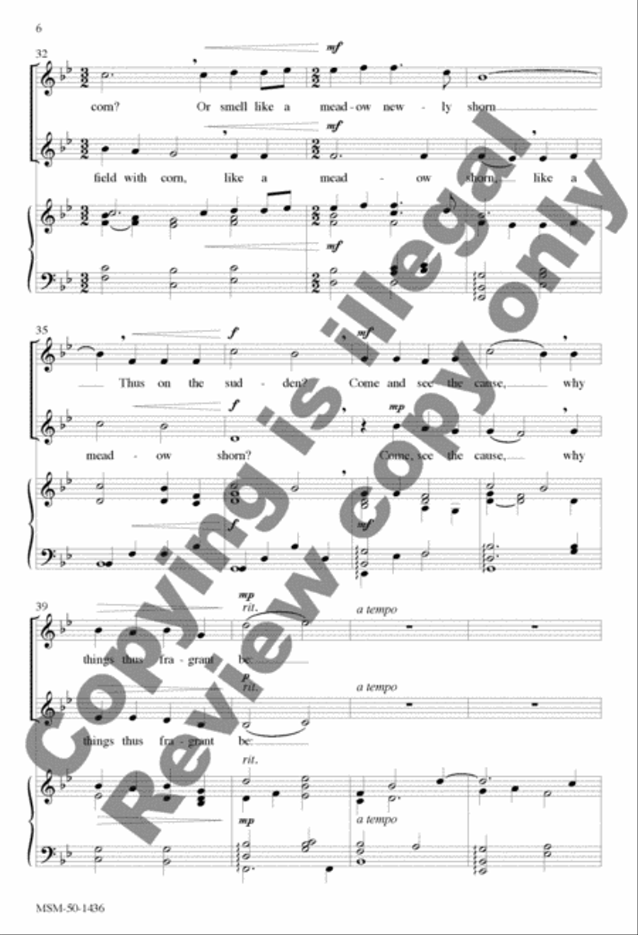 What Sweeter Music SSAA scores gallery preview page 5