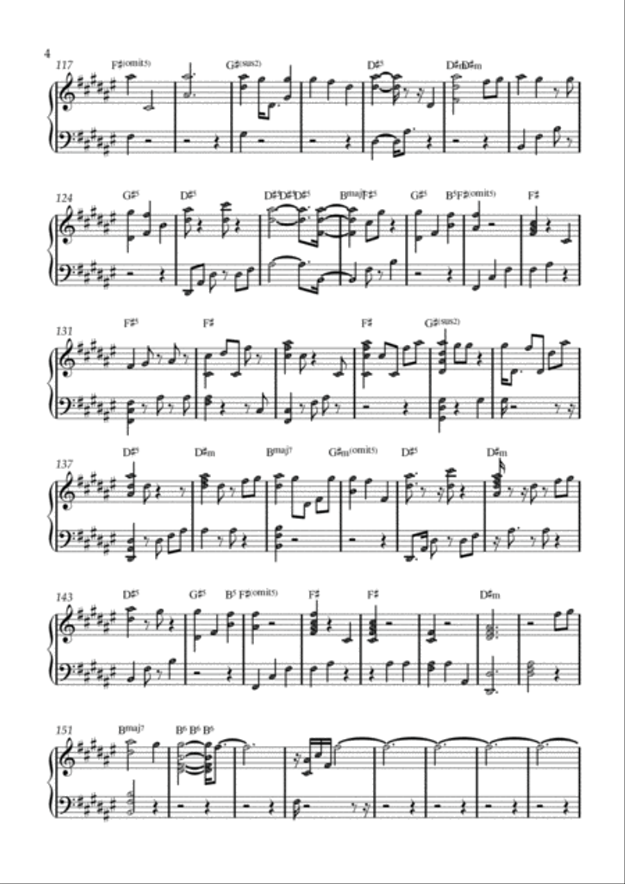 Rescue Rescue Piano Solo scores gallery preview page 4