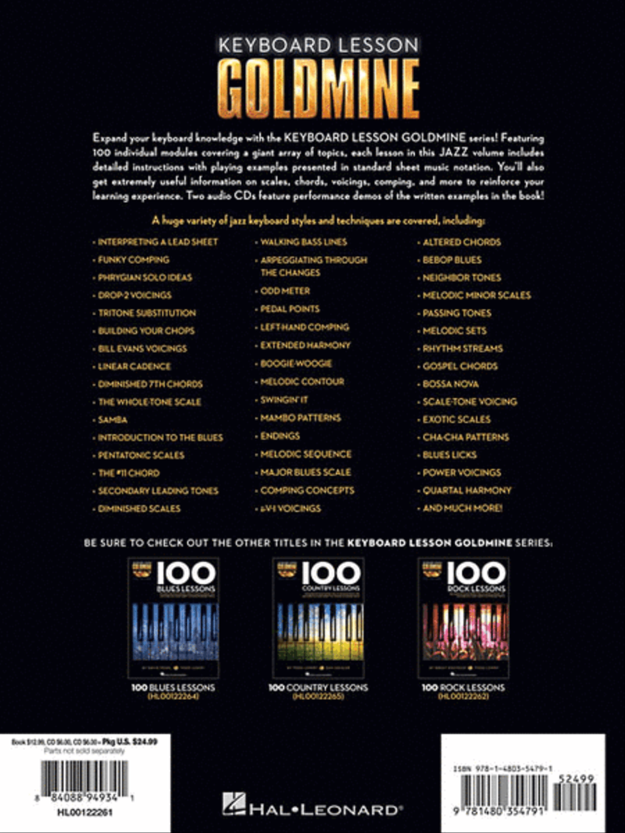 100 Jazz Lessons Piano Method scores gallery preview page 2