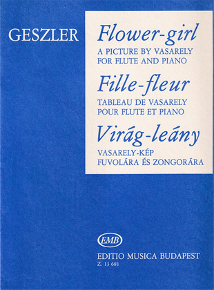 Fille-fleur Tableau de Vasarely