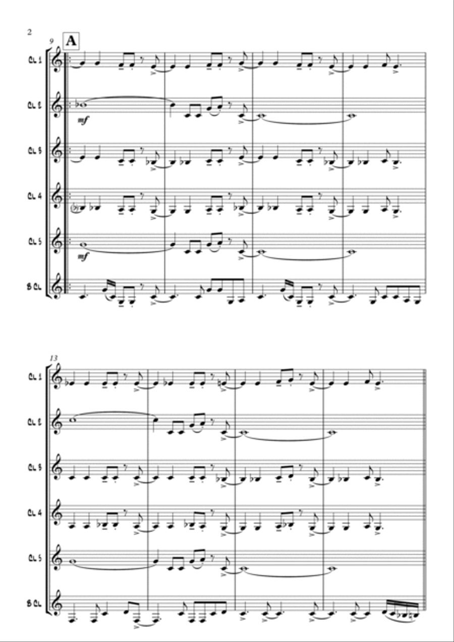 Watermelon Man Woodwind Ensemble scores gallery preview page 2
