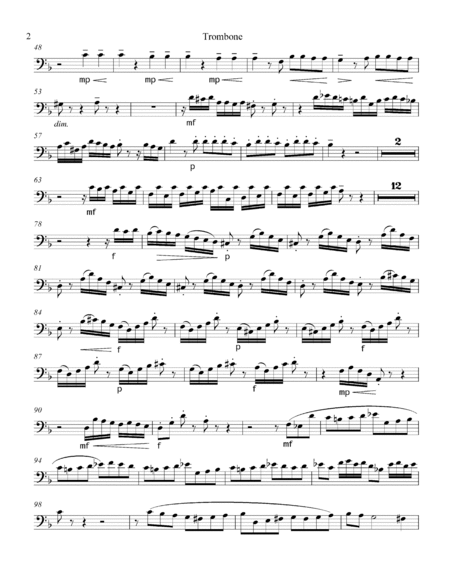 Toccata and Fugue, in D minor - Trombone (B.C.)