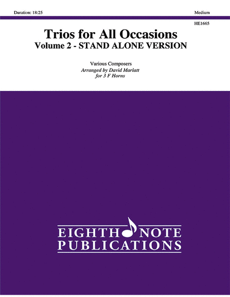 Trios for All Occasions (stand alone version), Volume 2