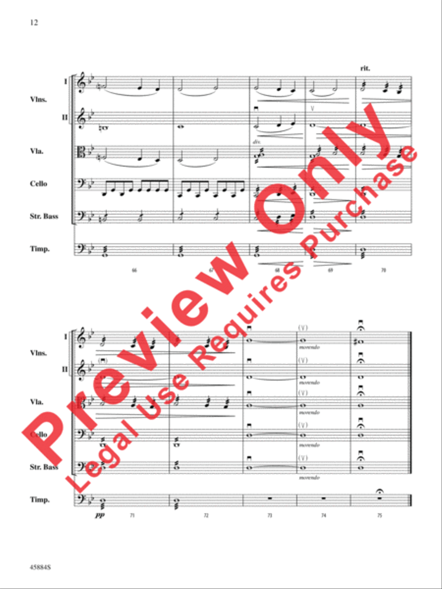 Day of Wrath String Orchestra scores gallery preview page 12