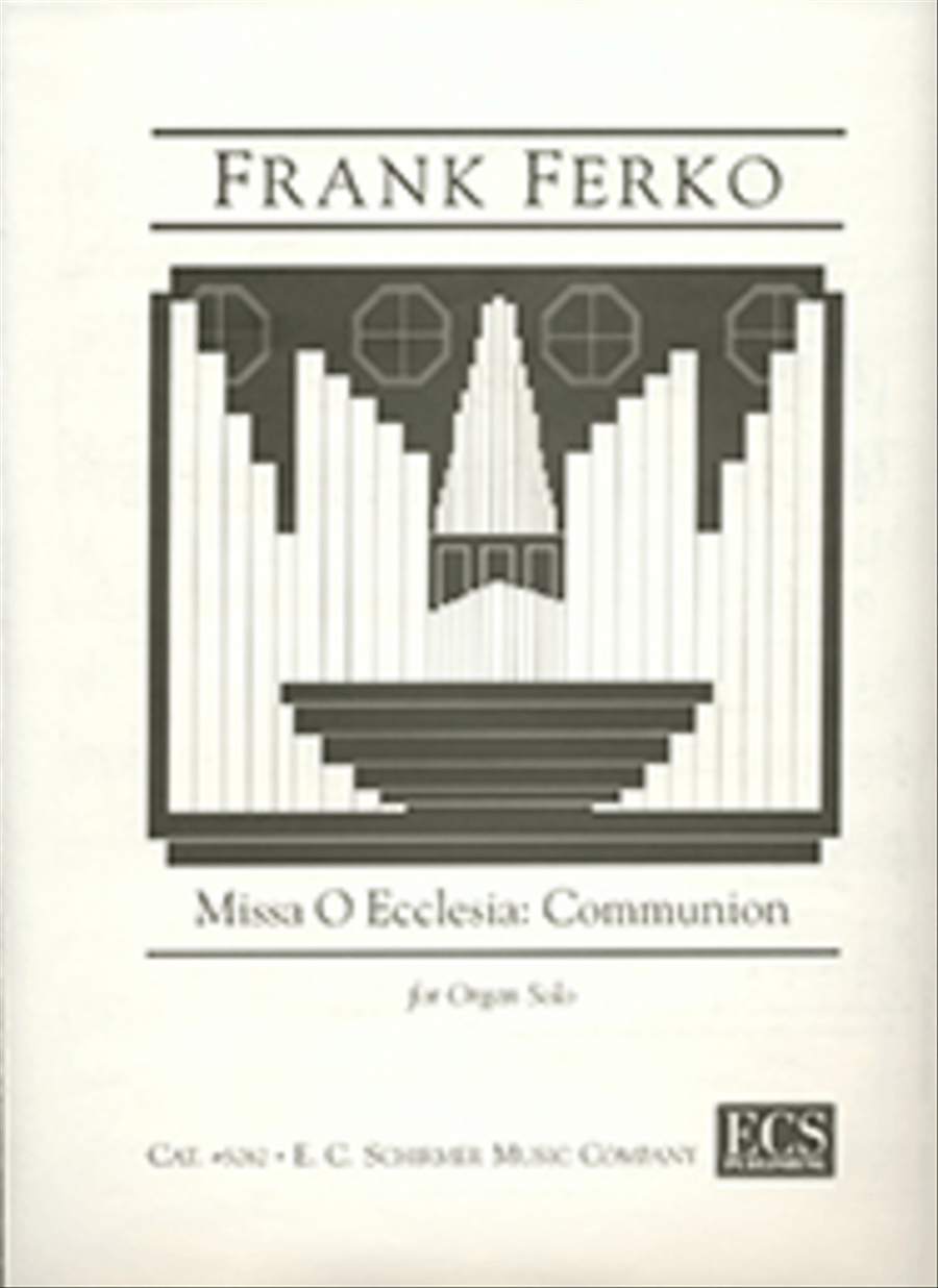 Missa O Ecclesia: Communion Organ scores gallery preview page 1