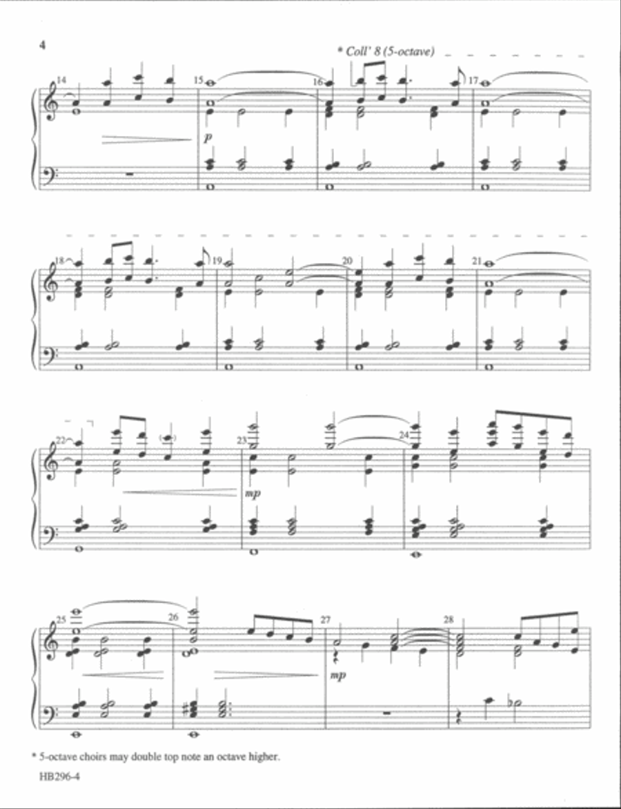 I Want Jesus to Walk with Me - Larson 5-Octaves scores gallery preview page 7