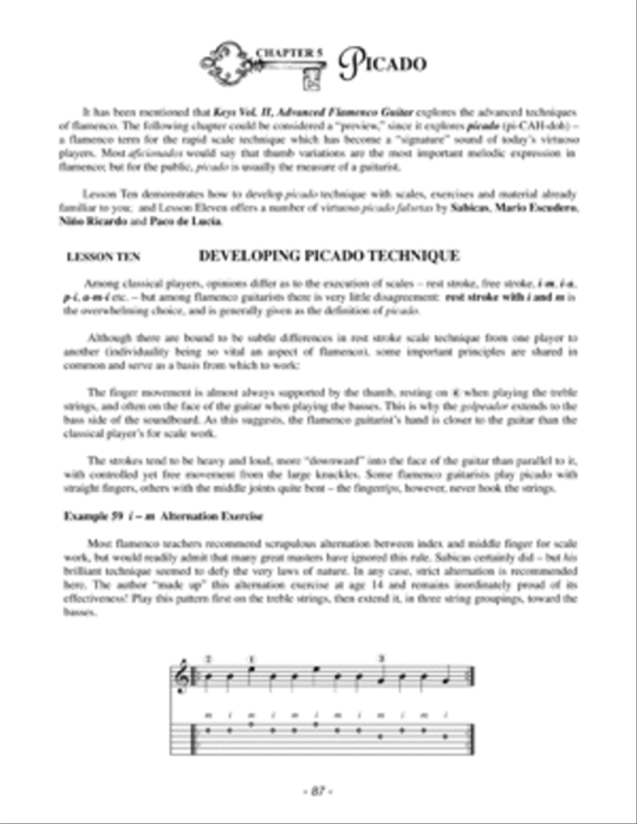 The Keys to Flamenco Guitar Volume 1 Flamenco Guitar scores gallery preview page 5