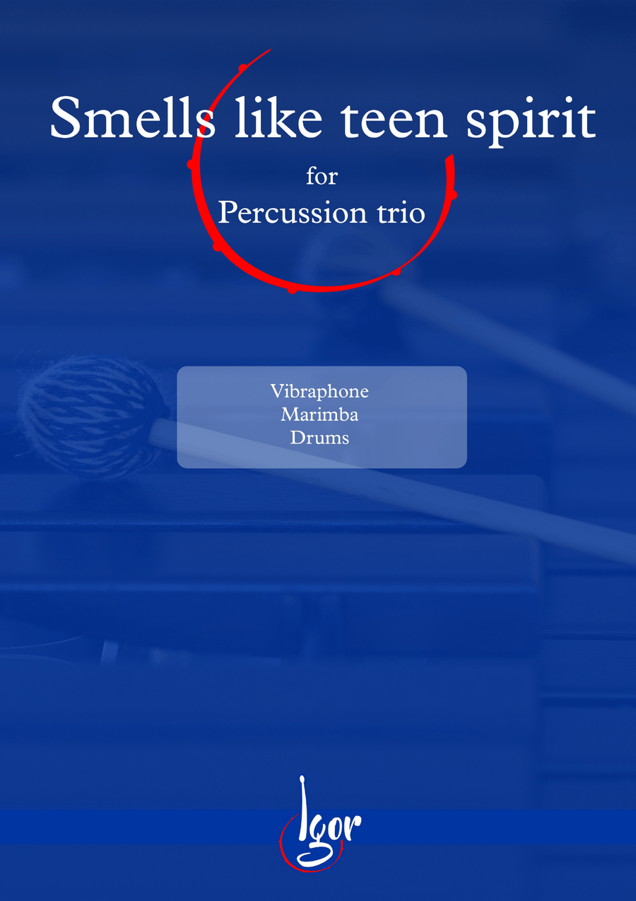 Smells Like Teen Spirit Percussion Ensemble scores gallery preview page 1