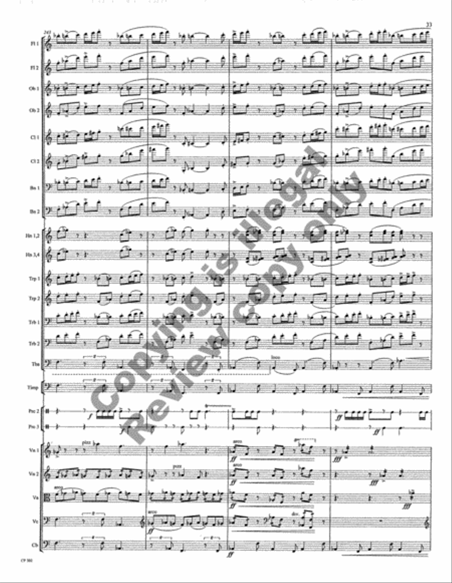 Symphony No. 1 Full Orchestra scores gallery preview page 137