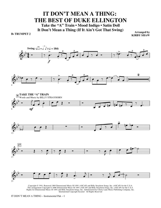 Book cover for It Don't Mean A Thing: The Best Of Duke Ellington (Medley) - Bb Trumpet 2