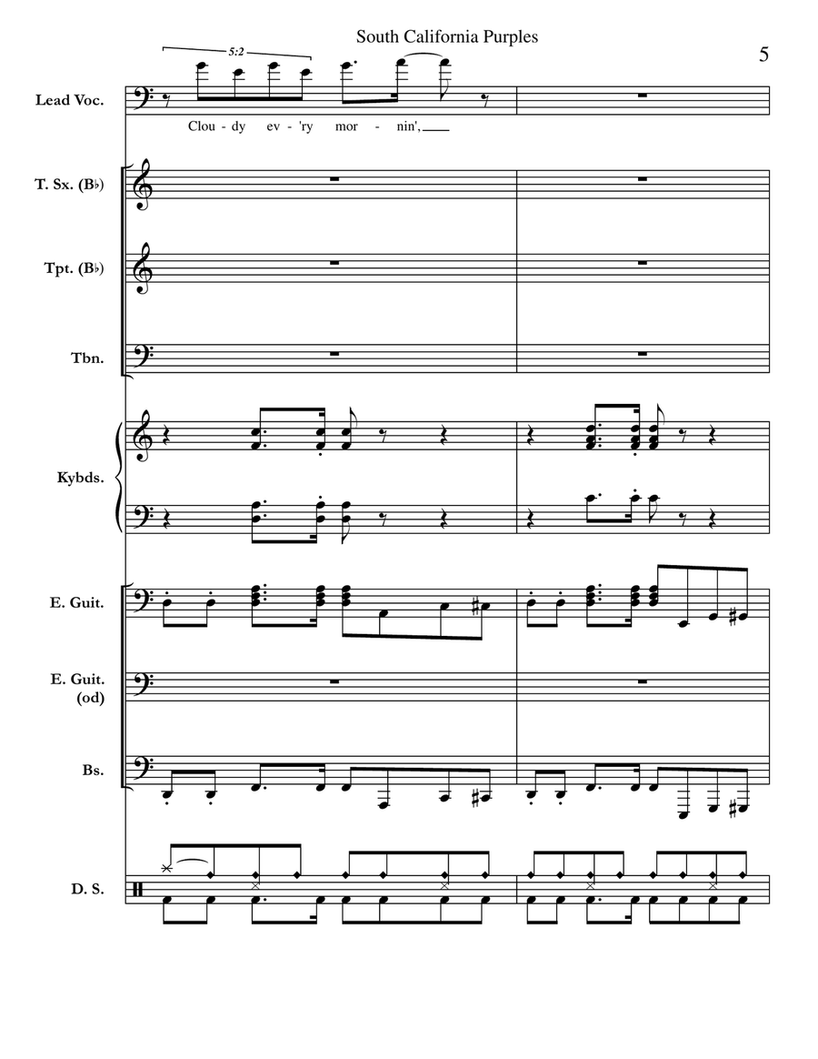 South California Purples Small Ensemble scores gallery preview page 5