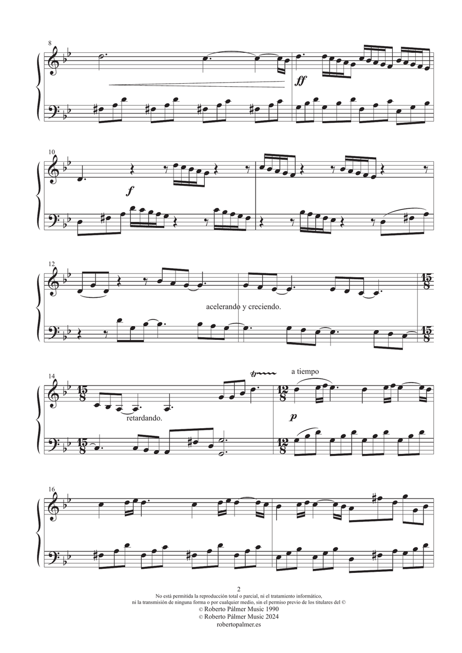Noche de danza Easy Piano scores gallery preview page 2