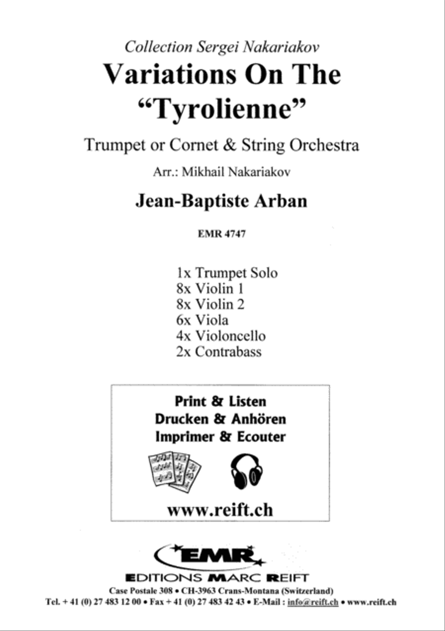 Variations On The Tyrolienne String Orchestra scores gallery preview page 2