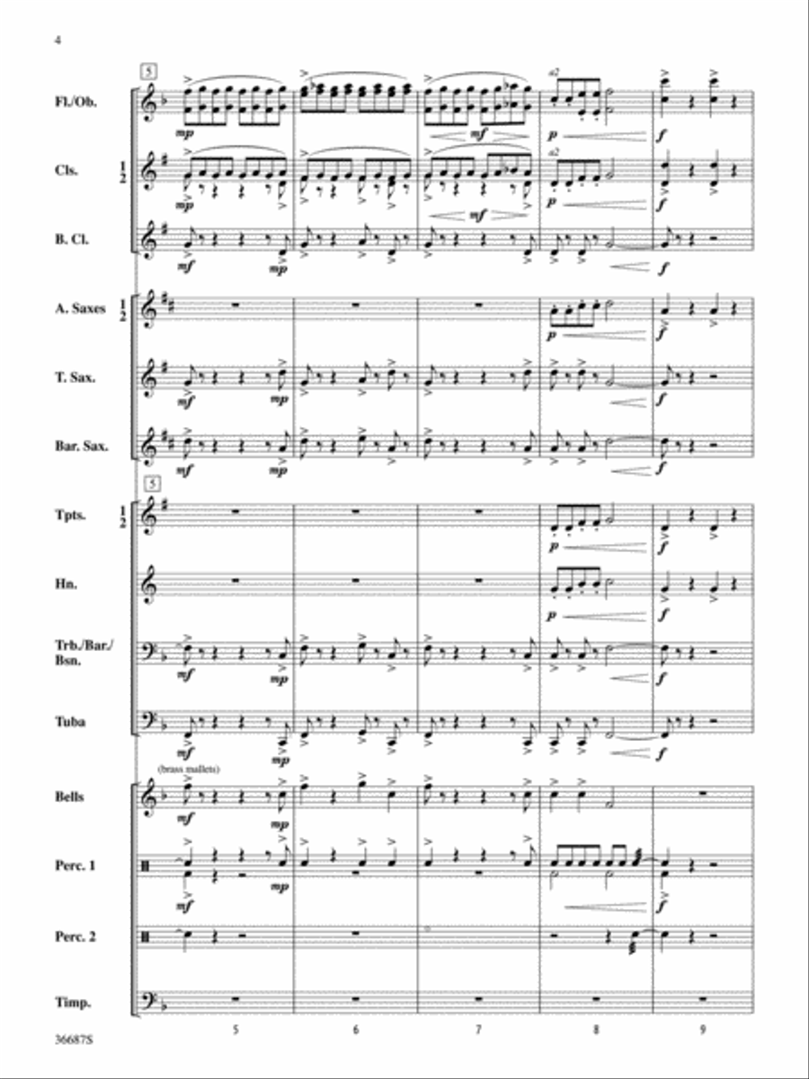 Magical Hats and Happenings Concert Band scores gallery preview page 3