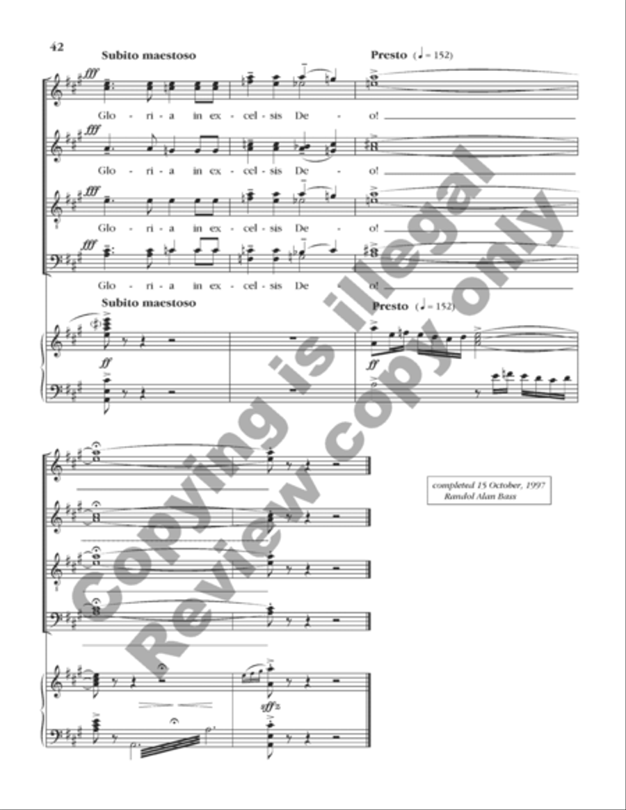 A Symphony of Carols (Choral Score) 4-Part scores gallery preview page 37