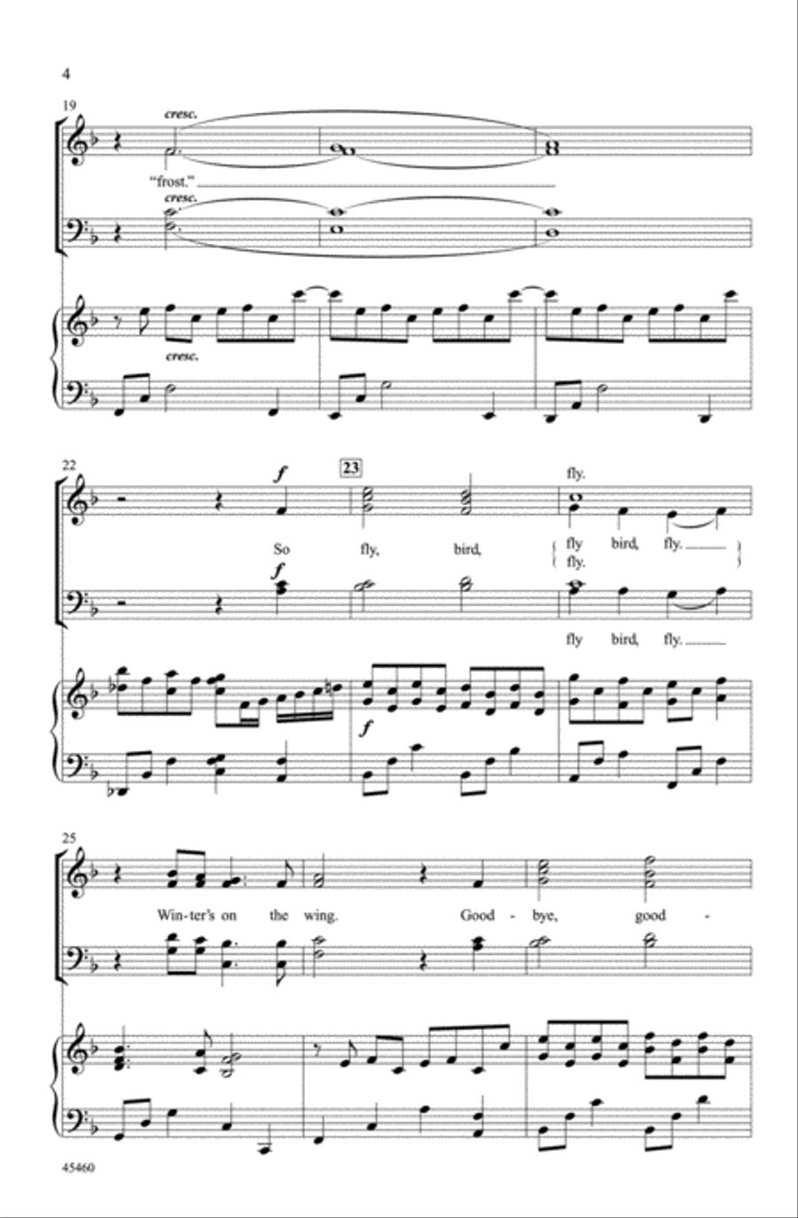 Something Told the Wild Geese Choir scores gallery preview page 3