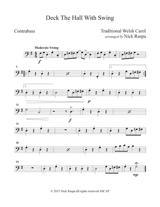 Deck The Hall With Swing - Contrabass part