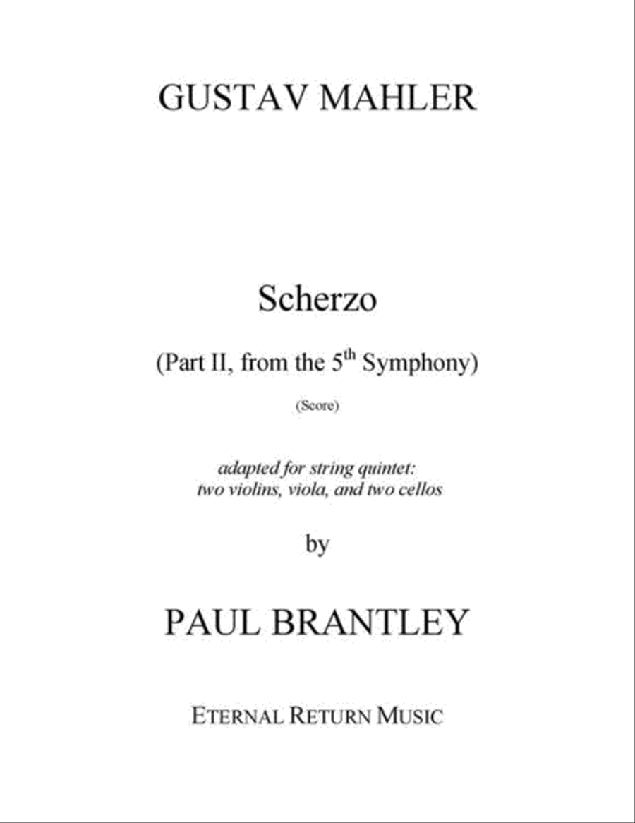 Scherzo (score and parts) Cello scores gallery preview page 1