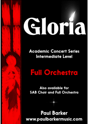Book cover for Gloria (Full Orchestra)