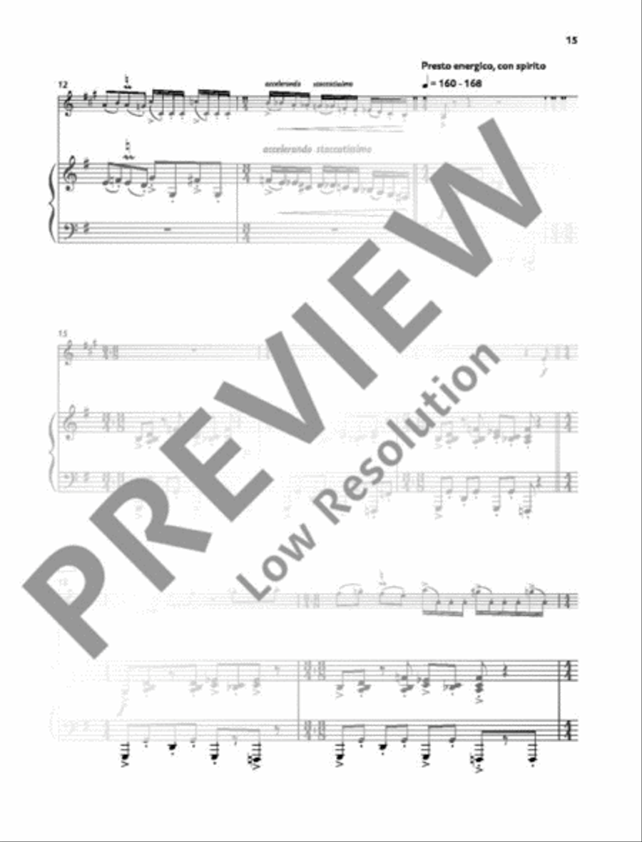 Sonate B-Flat Clarinet scores gallery preview page 16