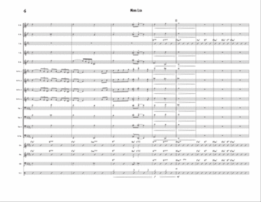 Mona Lisa Mona Lisa Jazz Ensemble scores gallery preview page 4